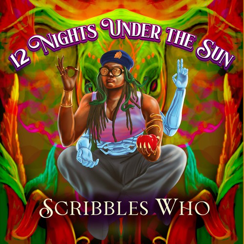 12 Nights Under the Sun - Album Cover Diseño de m(e_e)m