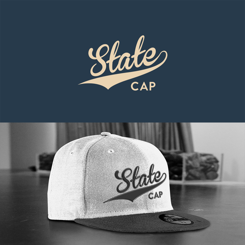 new logo to STATE CAP, cap brand - SC Design by Bruno Nascimento