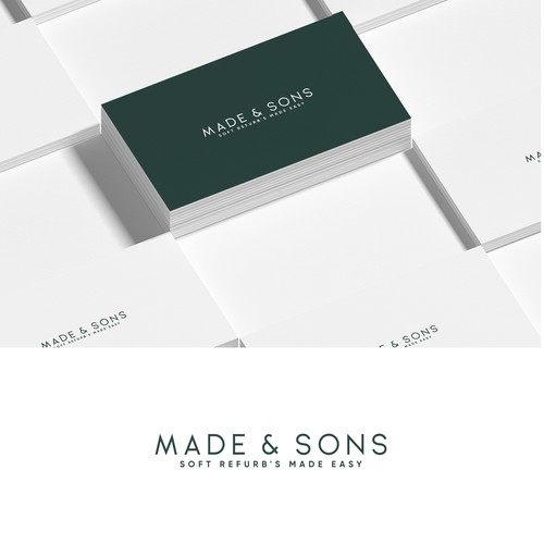 Design di Luxury Meets Ease: Logo & Card Design for Made & Sons di S H A Y