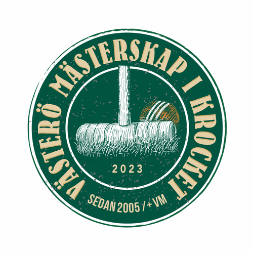 Legendary croquet tournament in Sweden. First logo ever. Looking for unique croquet vibe, creativity, and retro look! Design by DIMITAR LIASOVSKI