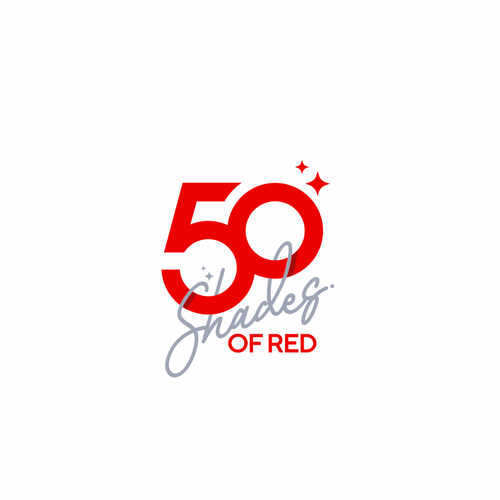 Logo for "50 Shades of Red" themed party Design by JANTUNGHATI