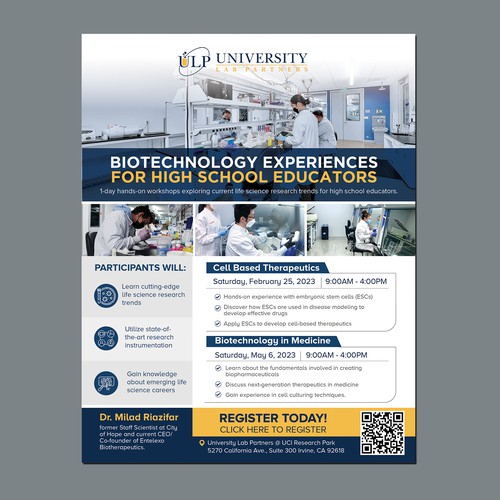 Teacher Development Science Flyer Design by idea@Dotcom