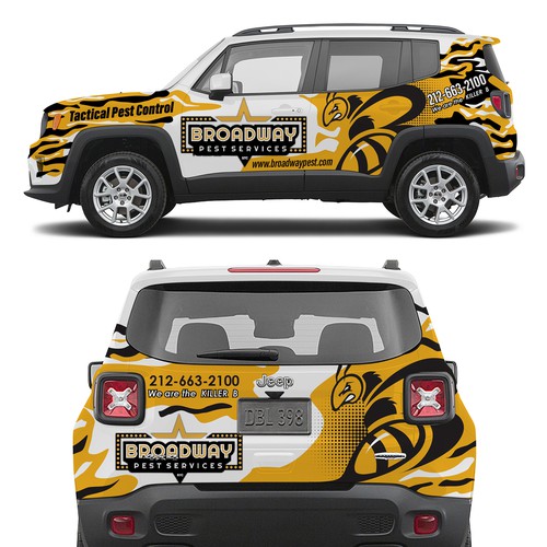Striking wrap needed for Urban Pest control company Design by Logicainfo ♥