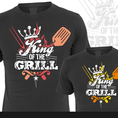 T-Shirt for Grill/BBQ fans, possible text:"My Grill, my Rules!" Design by NANOSstylz