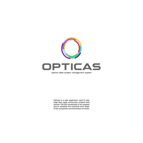 Logo for a web application to manage fiber cable construction projects Design by Insan_M