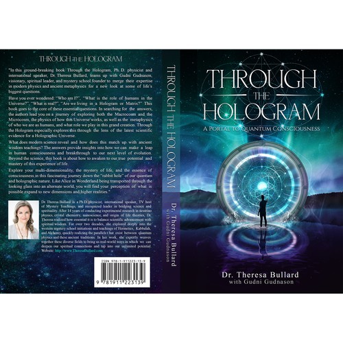 Futuristic Book Cover Design for Science & Spirituality Genre Design by Broonson