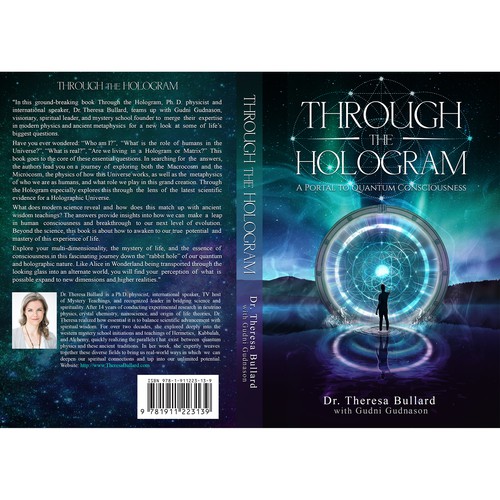 Futuristic Book Cover Design for Science & Spirituality Genre Design by Broonson