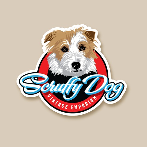 Designs | Scruffy Dog Vintage | Logo design contest