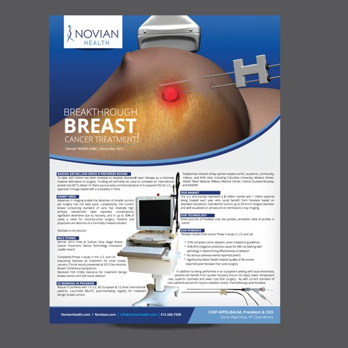 Novian gets European marketing approval for Novilase Breast Therapy