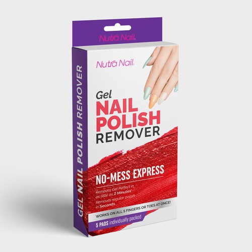 Nutra Nail Gel Remover Design by Shereef_CM