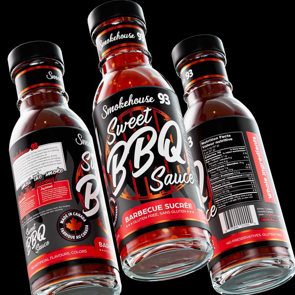 Bold and Epic Label design required for a line of BBQ Sauces