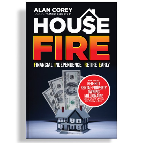 Eye-catching BOOK COVER with REAL ESTATE and EARLY RETIREMENT focus Design by Sherwin Soy