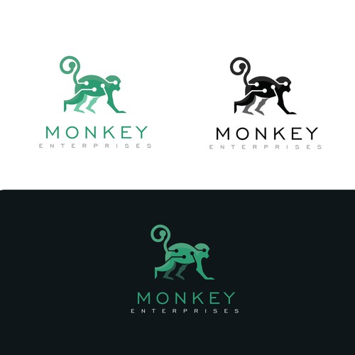 A bunch of tech monkeys need a logo for their Monkey Enterprises Design por Artmin