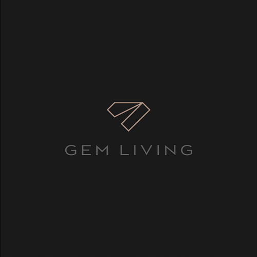 Geometrical, minimalist, modern brand design for Gem Living Design by vulv