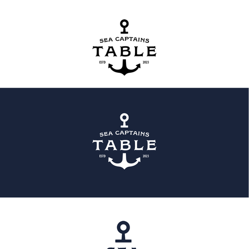 Sea Captain's Table Logo Design Design by Mich van D