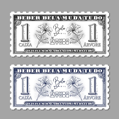 Vintage Air Mail Stamp - for a good cause! Design by TSpoon_D