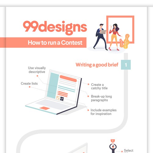 Community Contest (see updated brief) - Illustrate How to Run a 99designs Contest-ontwerp door Oliver Ross