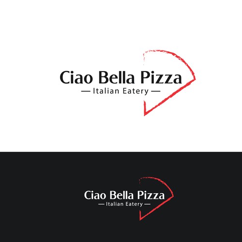 Ciao Bella Pizza Logo Design by desi9nart