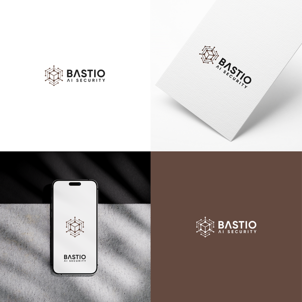 Design by WellYa titled "Bastio AI Security company"