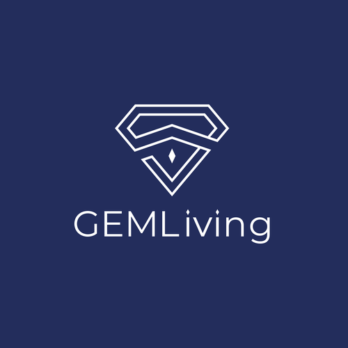 Geometrical, minimalist, modern brand design for Gem Living Design by ArtC4