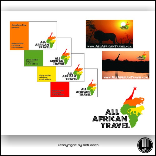 $150 - Logo, Exciting New African Travel Agency Design by sfk