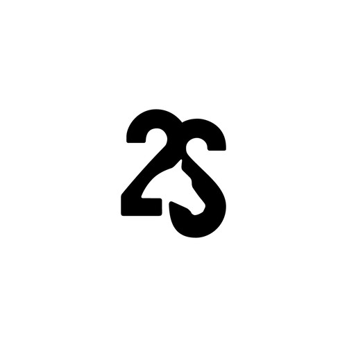 "SS" or "2S" Brand Mark for Double S Performance Horses Design by blackcat studios