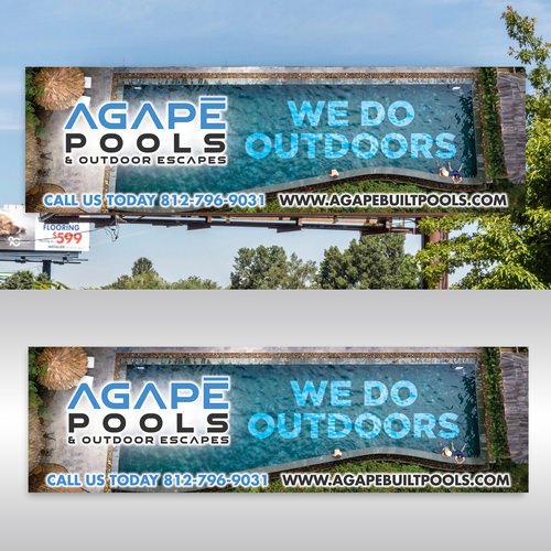 POOL AND OUTDOOR LIVING BILLBOARD DESIGN Design by jhenniii