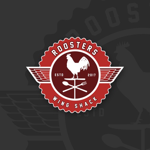 Design Design a logo for "Roosters Wing Shack" por nina15™