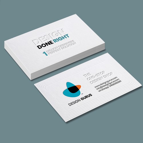 Business Card for DesignGurus.com Réalisé par fastdesign86