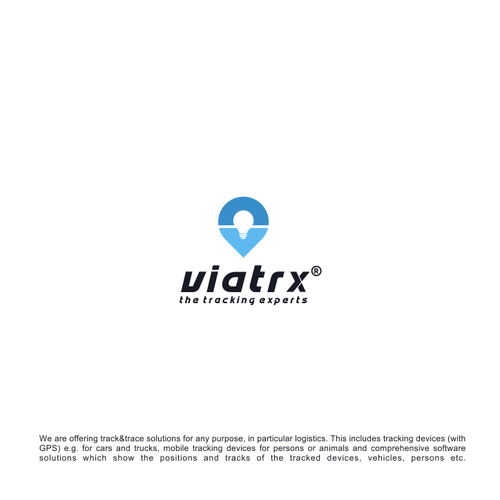 Logo Design for track&trace solution "viatrx" Design by Banaan™