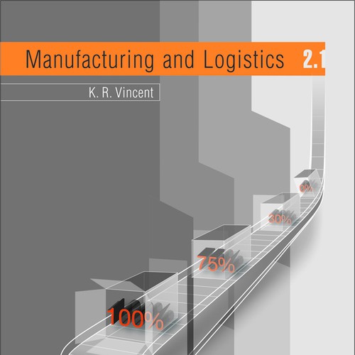 Book Cover for a book relating to future directions for manufacturing and logistics  Design by IMDesigns