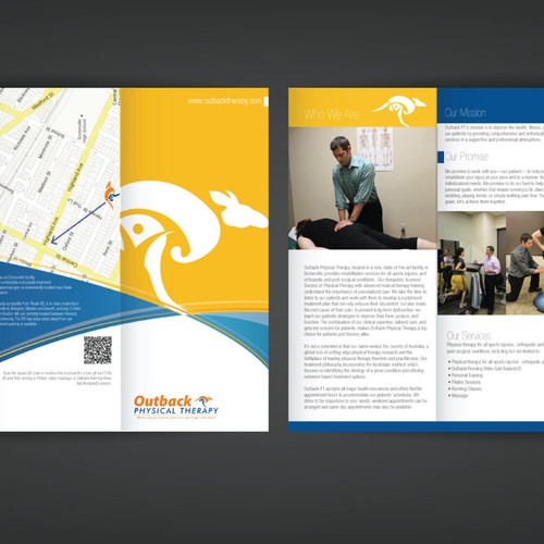 Diseño de Help Outback Physical Therapy with a new brochure design de Takumi