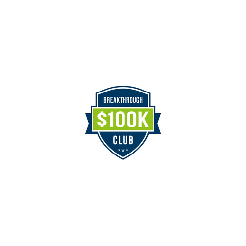 Breakthrough 100k Club Logo Design Design by Gonçalo Rica