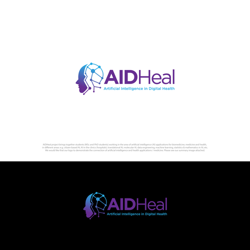 Design a logo for a research network on Artificial Intelligence in Digital Health in Berlin/Potsdam Design by taawon™ Co.