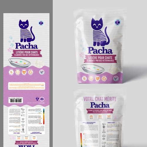 Cat Litter startup Minimalistic packaging - Contest Design by agooshe