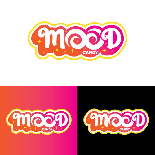 Logo for MOOD BOOSTING supplment called MOOD CANDY Design by Brand Lab Studio