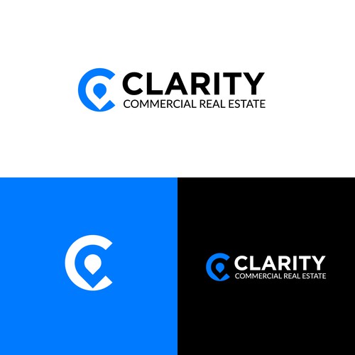 Logo + Brand Guide for Clarity Commercial Real Estate Design by ChioP
