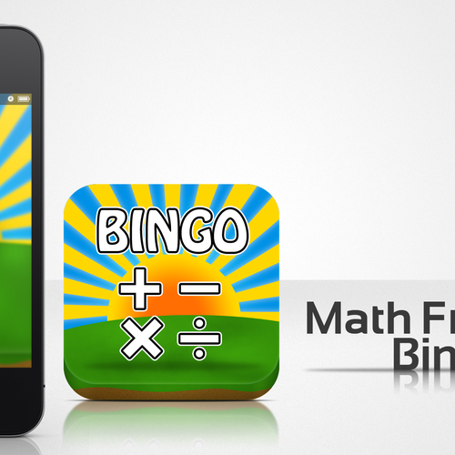 Help Math Fraction Bingo with a new app design Design por Timothy :)