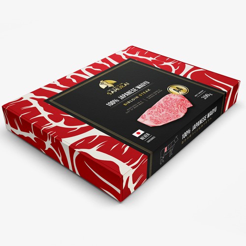 100% JAPANESE WAGYU STEAK Design by Mousers