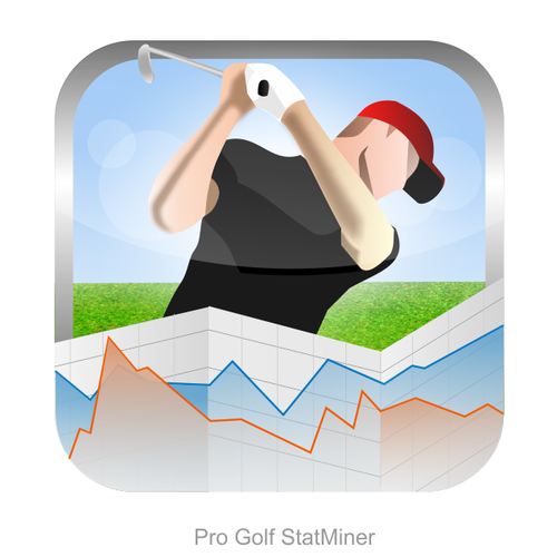  iOS application icon for pro golf stats app Diseño de Katerina Lebedeva