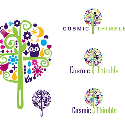 Cosmic Thimble Logo Design Design von Symbol Simon