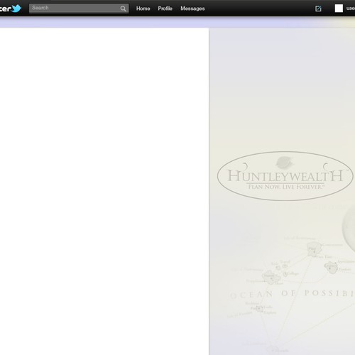 Create the next twitter background for Huntley Wealth Insurance Réalisé par Tecnolica