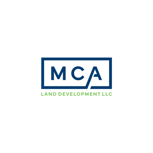 Design a simple modern logo for land development business. Design by META ™
