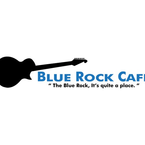 logo for Blue Rock Cafe Design por boogiemeister
