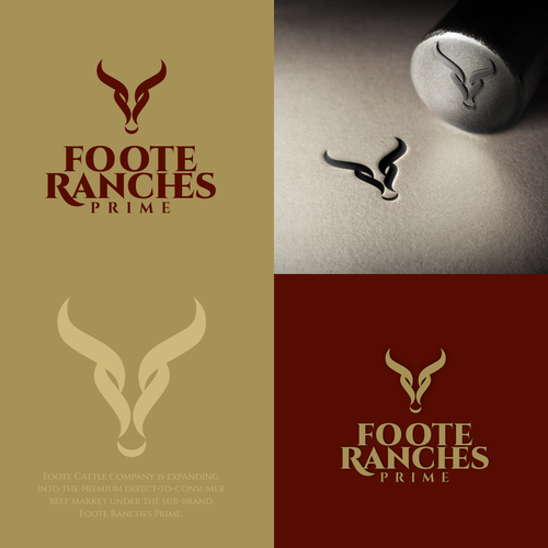 Help us design a high-end, luxury Beef brand for world-class steakhouses. Design by Nelli Designer
