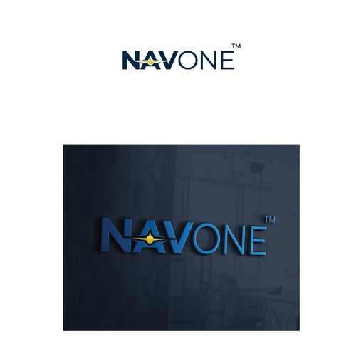 NavOne Logo - Sub Brand of NavPass.aero Design by Manishah