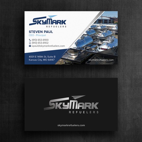Need business card redesign for Aircraft Truck Fueling company Design by Felix SH