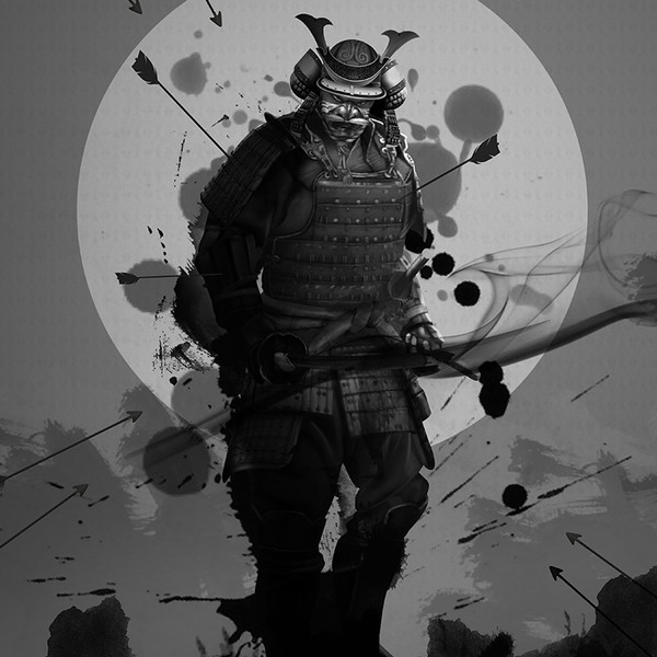 Japanese Samurai illustration to represent modern day bodyguards