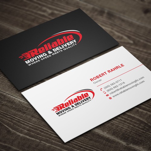 Business Card Design for Moving Company Design réalisé par IK_Designs