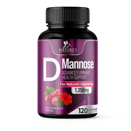 Design Colorful D-Mannose Design Needed for Nature's Nutrition por UnderTheSea™